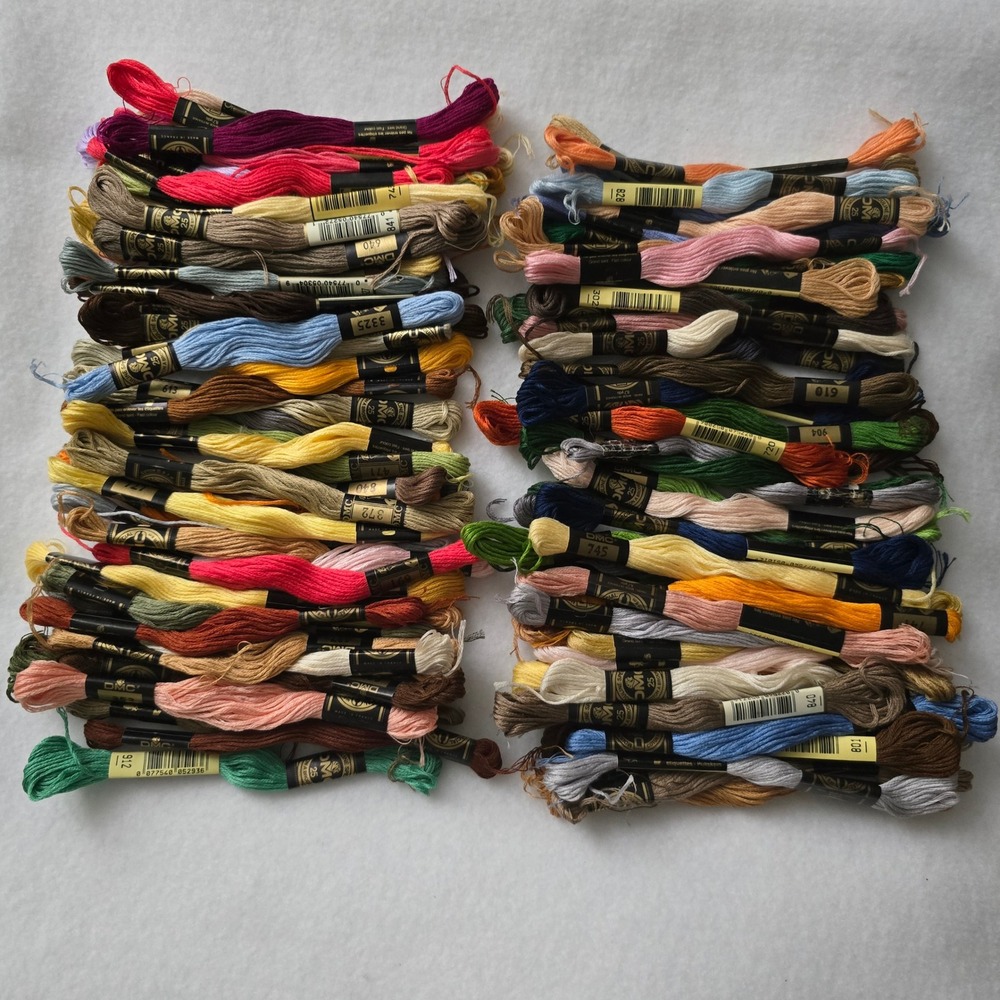 DMC Embroidery Floss Lot 99 Skeins Stranded Cotton Thread Mouline Special 25